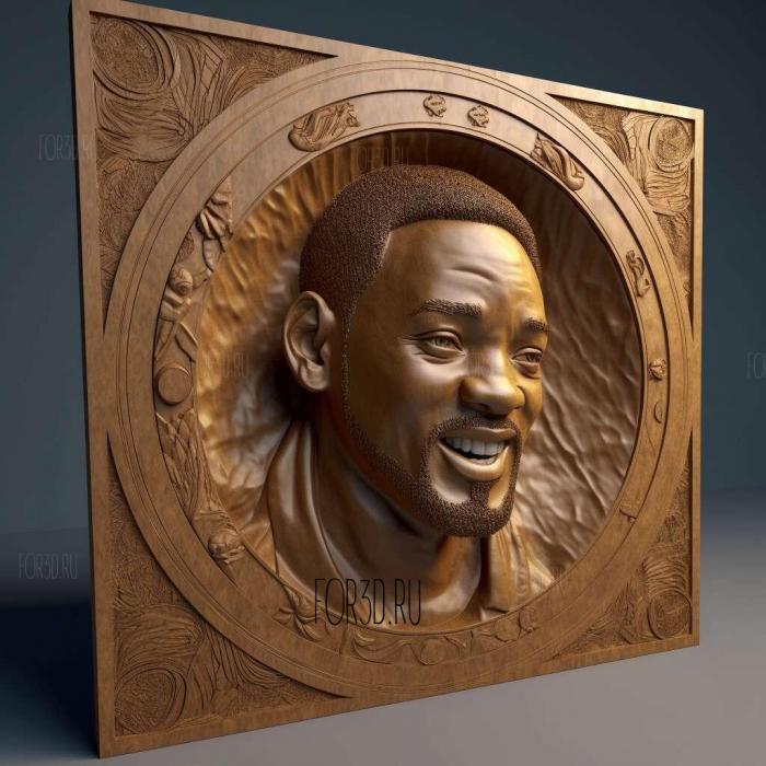 Will Smith 4 stl model for CNC